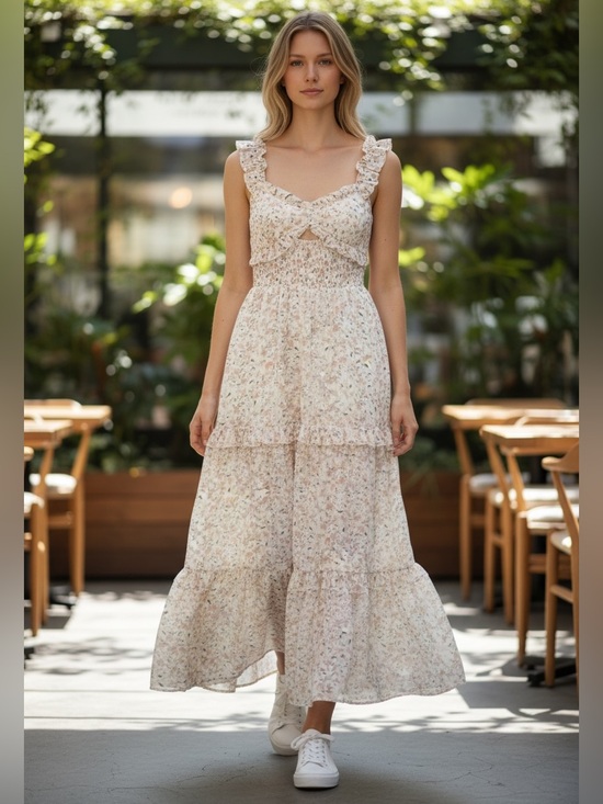 And Now This Dresses & Skirts - And Now This Tiered Midi Dress NWT